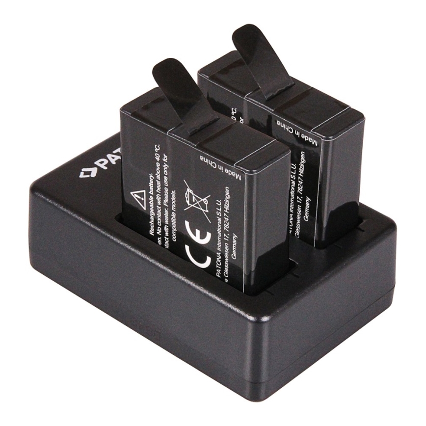 PATONA - Töltő Foto Dual GoPro Hero 5/6/7/8 AABAT-001