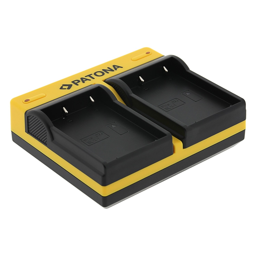 PATONA - Töltő Foto Dual Quick Olympus BLX-1 USB OM-1