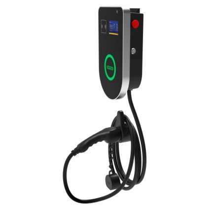 PATONA - Töltőállomás LCD kijelzővel elektromos autókhoz 11kW/400V/16A IP54