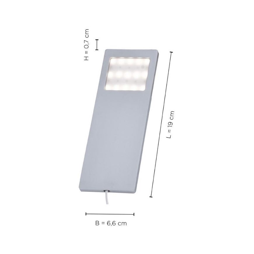 Paul Neuhaus 1121-95-3 - KÉSZLET 3xLED Bútorvilágítás érzékelővel HELENA LED/2W/230V