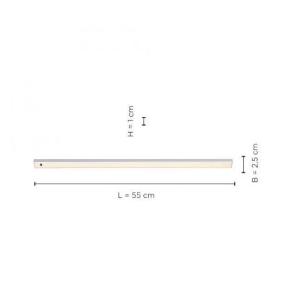 Paul Neuhaus 1125-21 - LED Dimmelhető konyhai pultvilágítás érzékelővel AMON 1xLED/6W/12/230V