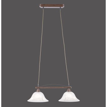 Paul Neuhaus 15242-48 - Csillár zsinóron NELLY 2xE14/40W/230V