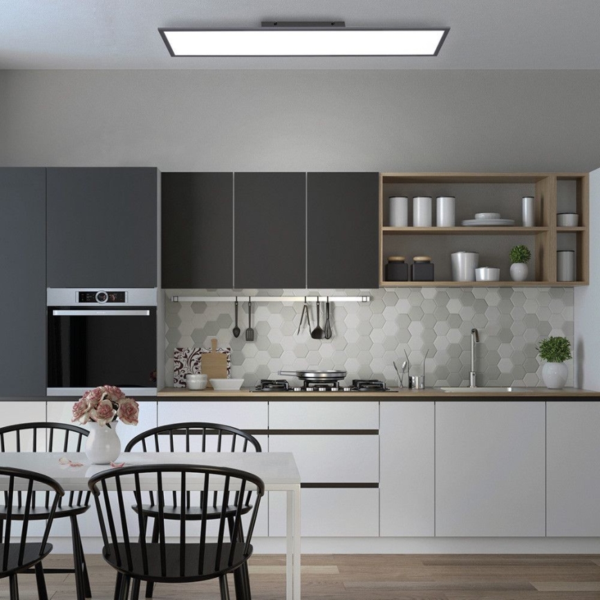 Paul Neuhaus 16533-16-O - LED Dimmelhető felületre szerelhető panel FLAT LED/24W/230V 2700-5000K fekete + távirányító