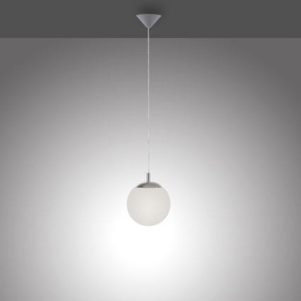 Paul Neuhaus 2072-55 - Csillár zsinóron BOLO 1xE27/60W/230V átm. 20 cm