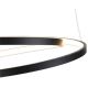 Paul Neuhaus 2472-18 - LED Dimmelhető csillár zsinóron ROMAN LED/30W/230V fekete