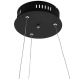 Paul Neuhaus 2472-18 - LED Dimmelhető csillár zsinóron ROMAN LED/30W/230V fekete