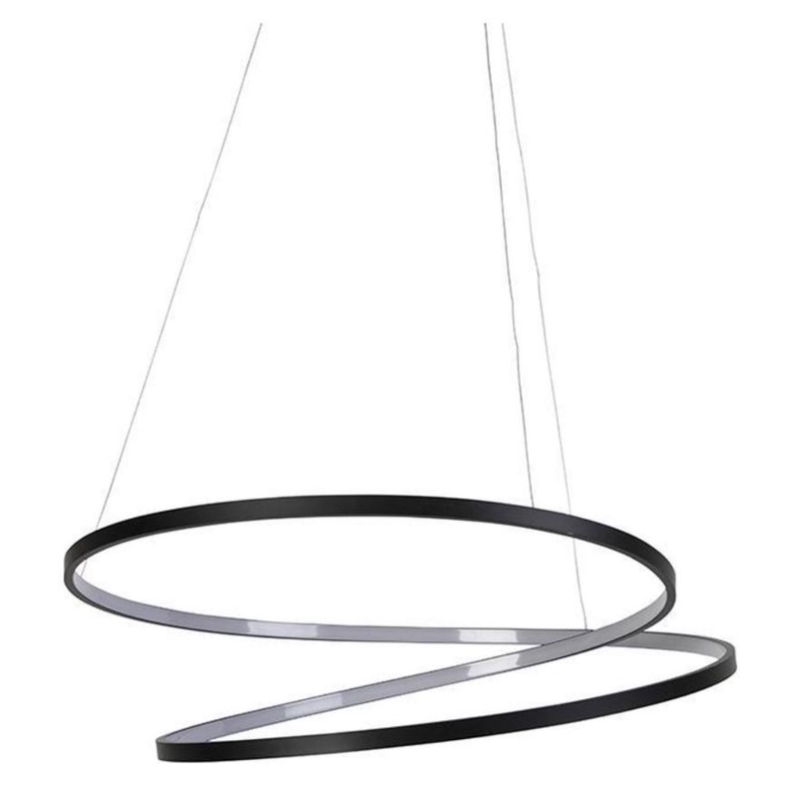 Paul Neuhaus 2474-18 - LED Dimmelhető csillár zsinóron ROMAN LED/40W/230V fekete
