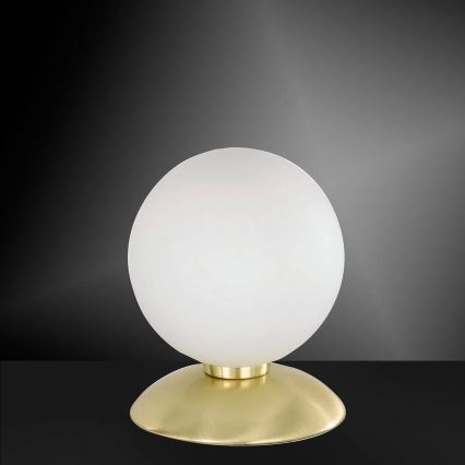 Paul Neuhaus 4437-60 - Dimmelhető, érintésvezérelt asztali lámpa BUBBA 1xG9/28W/230V aranyszínű