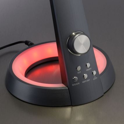 Paul Neuhaus 4591-18 - LED RGB Dimmelhető asztali lámpa BILL LED/5,7W/230V 3000-6500K + LED/1,6W