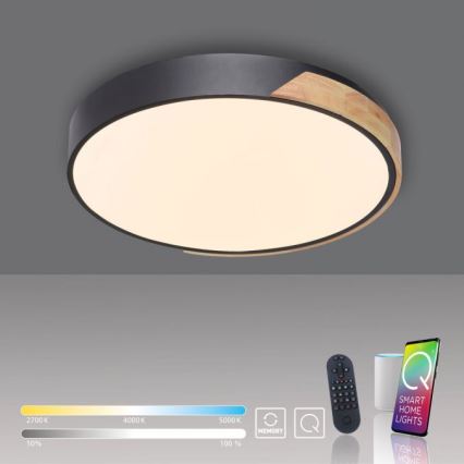 Paul Neuhaus 6071-18 - LED dimmelhető mennyezeti lámpa Q-PIATO LED/35W/230V átm. 51 cm 2700-5000K Wi-Fi + távirányító