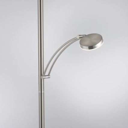 Paul Neuhaus 655-55 - LED Dimmelhető állólámpa ALFRED 1xLED/28W+1xLED/4W/230V fényezett króm