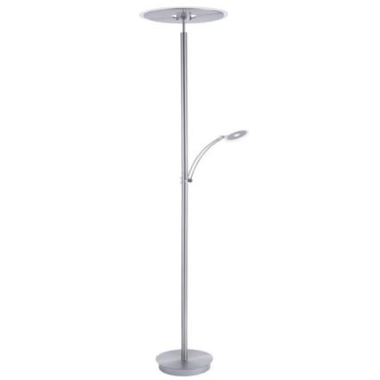 Paul Neuhaus 673-55 - fényerőszabályozható LED állólámpa ARTUR 2xLED/21W/230V+LED/6W fényes króm