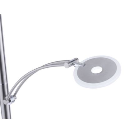 Paul Neuhaus 673-55 - fényerőszabályozható LED állólámpa ARTUR 2xLED/21W/230V+LED/6W fényes króm