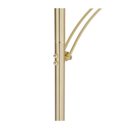 Paul Neuhaus 673-60 - ARTUR fényerőszabályozható LED állólámpa, 2xLED/21W/230V+LED/6W, arany