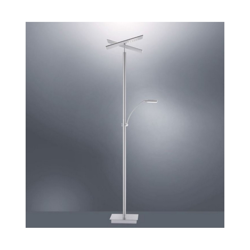 Paul Neuhaus 687-55 - LED fényerőszabályozható állólámpa ARTUR 2xLED/27W + LED/6W