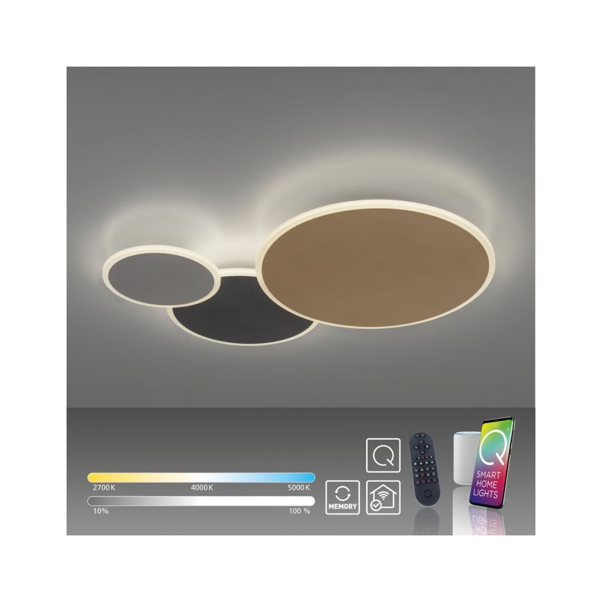 Paul Neuhaus 8007-70 - LED dimmelhető mennyezeti lámpa Q-PIATO LED/35W/230V 2700-5000K Wi-Fi + távirányító