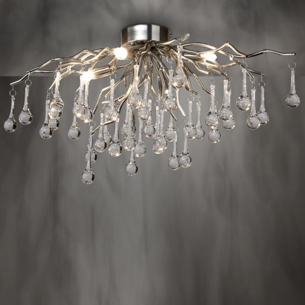 Paul Neuhaus 8090-55 - Felületre szerelhető csillár  ICICLE 4xG9/40W/230V 30x60 cm fényezett króm