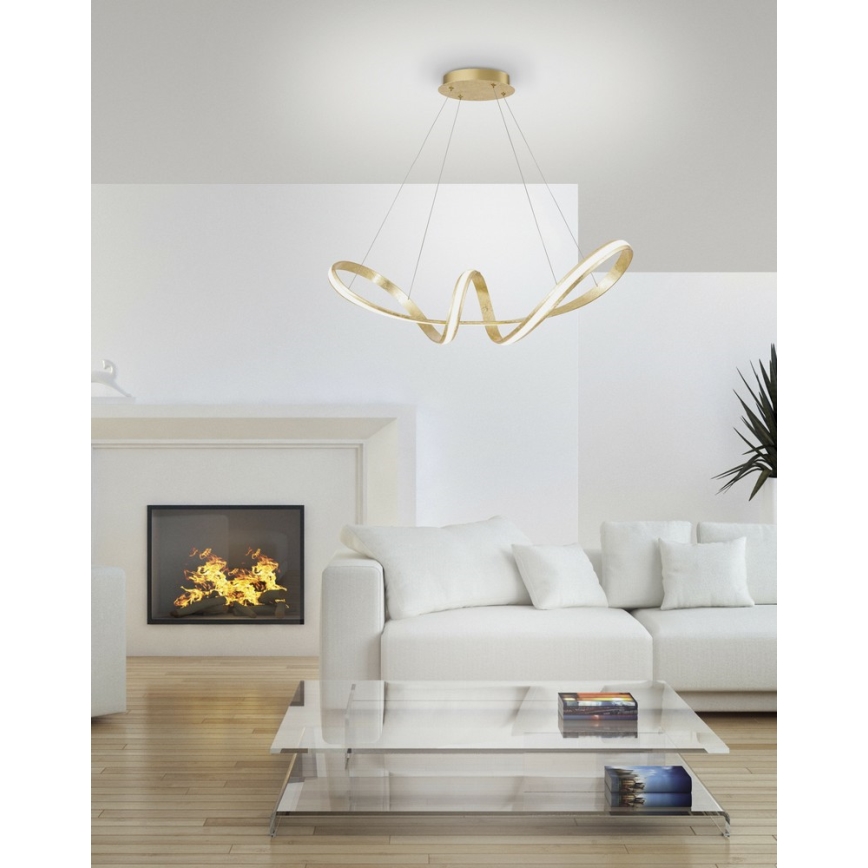 Paul Neuhaus 8292-12 - LED Dimmelhető csillár zsinóron MELINDA LED/38W/230V