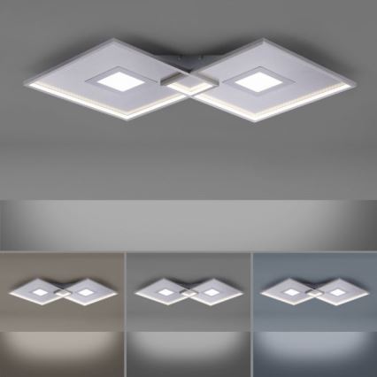 Paul Neuhaus 8378-55 - LED Dimmelhető mennyezeti lámpa AMARA LED/45W/230V fényezett króm + távirányítás