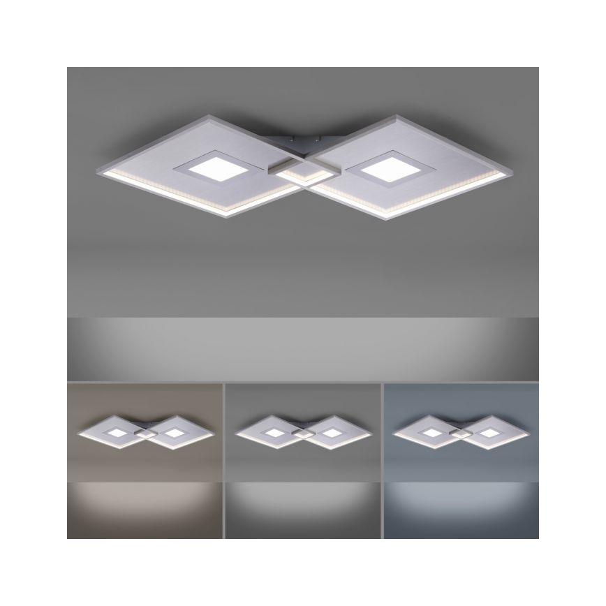 Paul Neuhaus 8378-55 - LED Dimmelhető mennyezeti lámpa AMARA LED/45W/230V fényezett króm + távirányítás