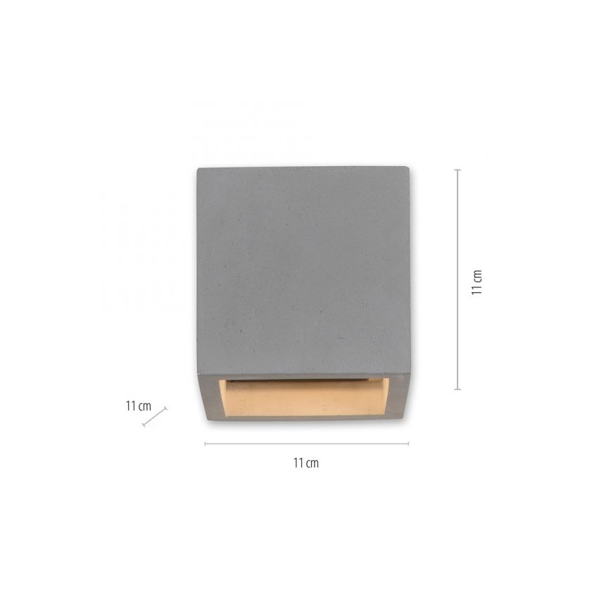 Paul Neuhaus 9069-22 - Fali lámpa ETON 1xG9/25W/230V beton