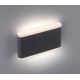 Paul Neuhaus 9483-13 - LED Dimmelhető kültéri fali lámpa ELSA 2xLED/5,5W/230V IP65