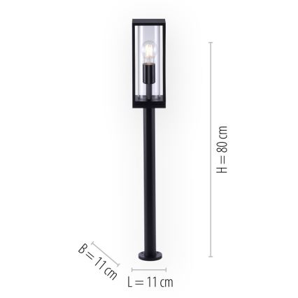 Paul Neuhaus 9497-13 - Kültéri lámpa EMIL 1xE27/60W/230V IP44