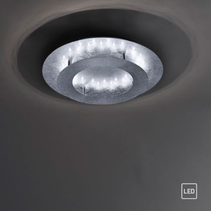 Paul Neuhaus 9620-21 - LED Mennyezeti lámpa NEVIS LED/18W/230V ezüst