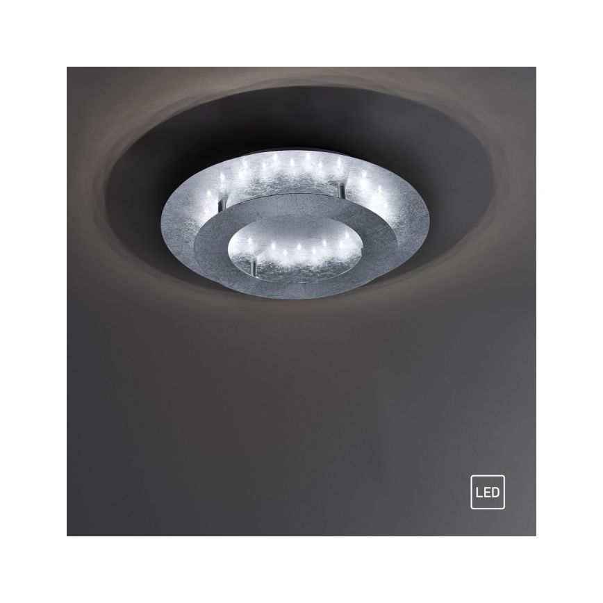Paul Neuhaus 9620-21 - LED Mennyezeti lámpa NEVIS LED/18W/230V ezüst