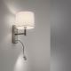 Paul Neuhaus 9646-55 - LED Fali lámpa ROBIN 1xE27/40W/230V + LED/2,1W fehér