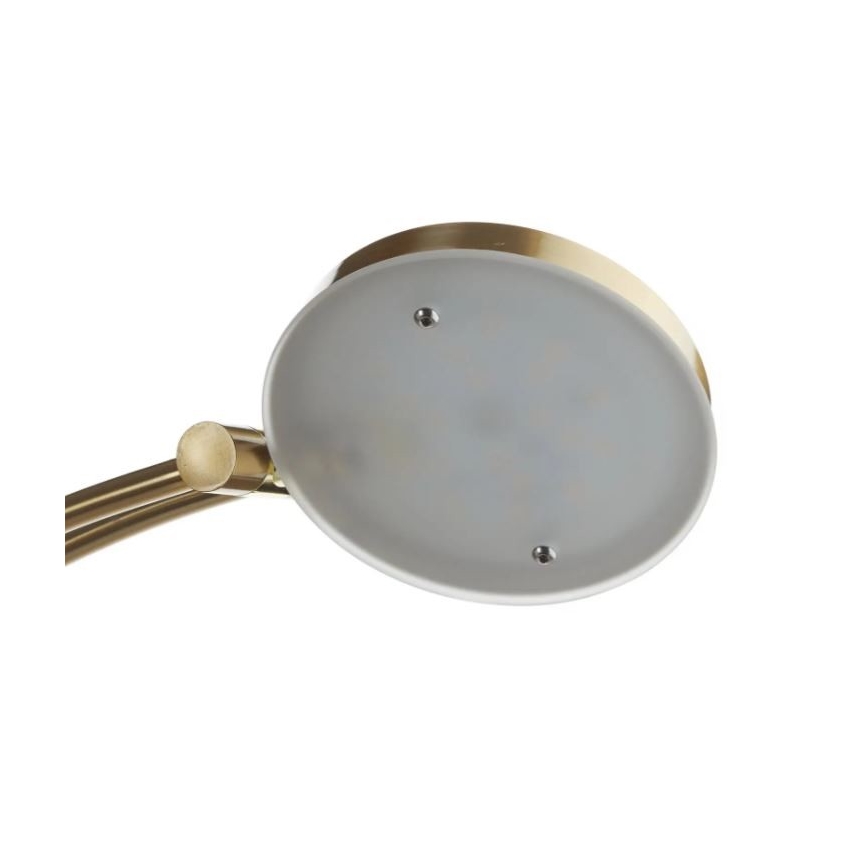 Paul Neuhaus - 655-60 - LED Dimmelhető állólámpa ALFRED 1xLED/28W/230V+1xLED/4W/230V sárgaréz