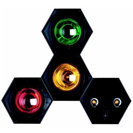 Paulmann 3767 - Lámpa SEMAFOR 3xE27/40W/230V hangérzékelővel