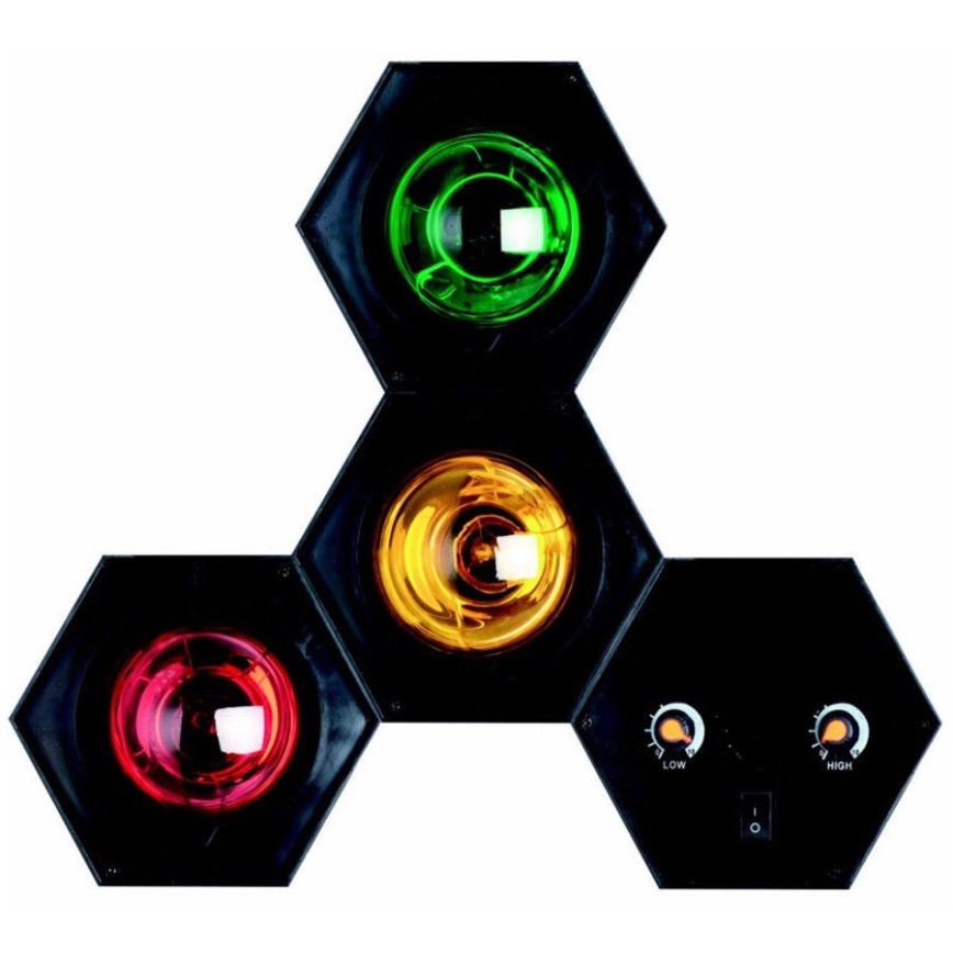 Paulmann 3767 - Lámpa SEMAFOR 3xE27/40W/230V hangérzékelővel