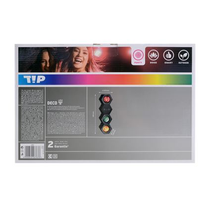 Paulmann 3767 - Lámpa SEMAFOR 3xE27/40W/230V hangérzékelővel