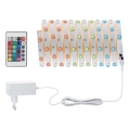 Paulmann 3988 - LED RGBW/13W Dimmelhető szalag TIP 5 m 230V + távirányító