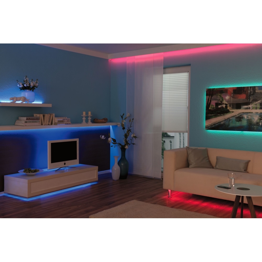 Paulmann 3988 - LED RGBW/13W Dimmelhető szalag TIP 5 m 230V + távirányító