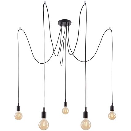 Paulmann 50389 - Csillár zsinóron NEORDIC 5xE27/20W/230V pók