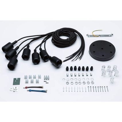 Paulmann 50390 - Csillár zsinóron NEORDIC 7xE27/20W/230V pók