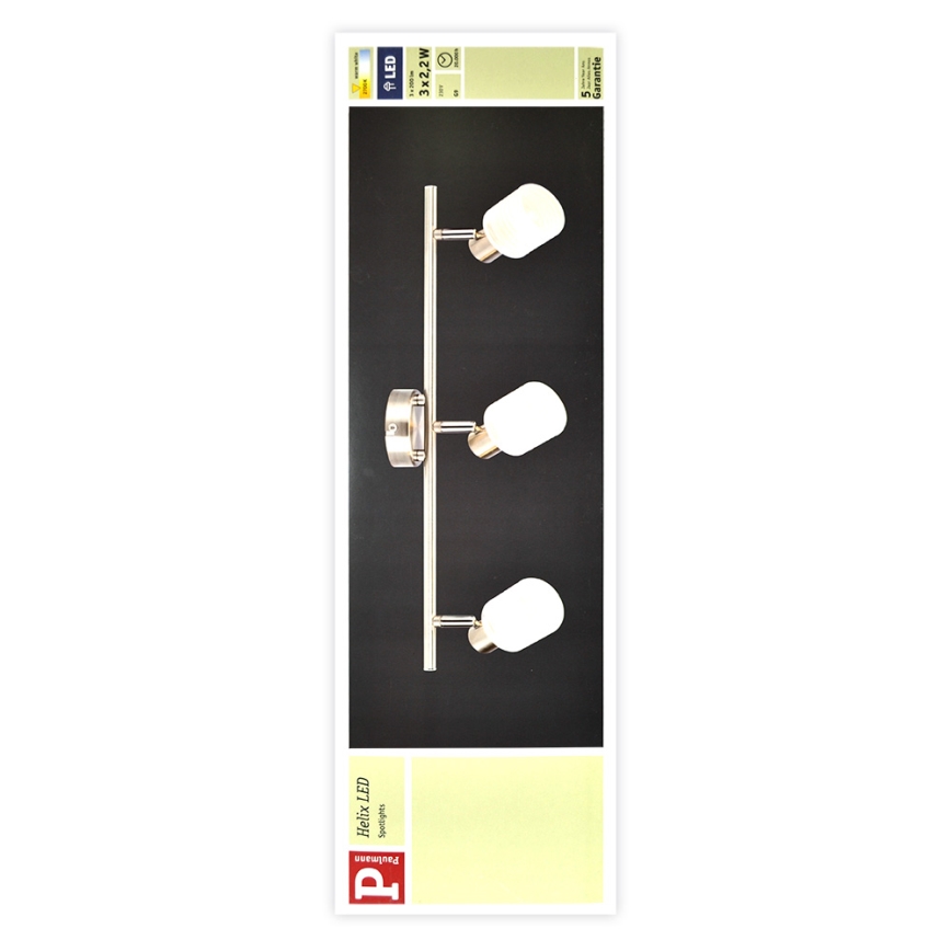 Paulmann 60200 - 3xLED-G9/2,2W Spotlámpa HELIX 230V