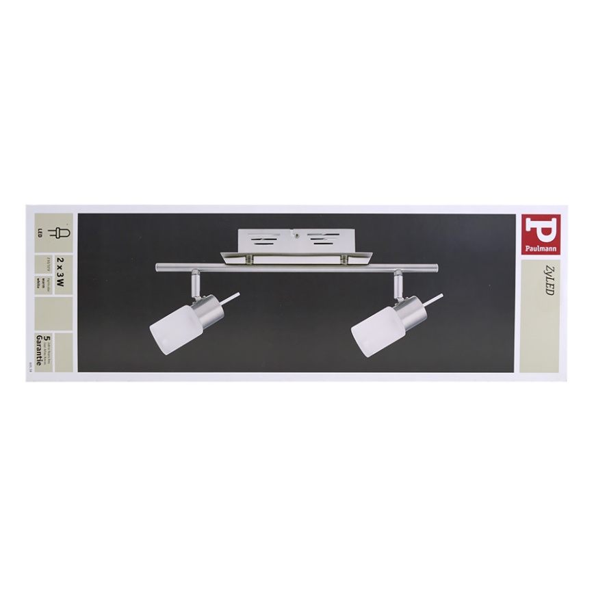Paulmann 66559 - LED spotlámpa ZYLED 2xLED/3W/230V