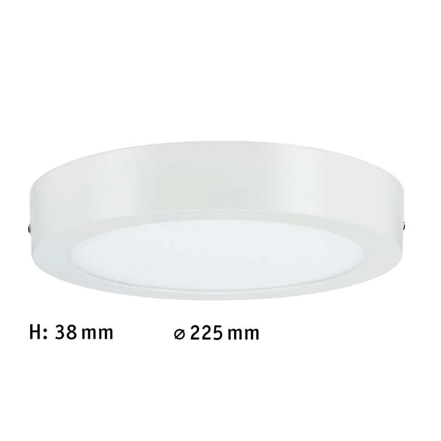 Paulmann 70642 - LED/12,5W Mennyezeti lámpa LUNAR 230V átm. 22,5 cm fehér