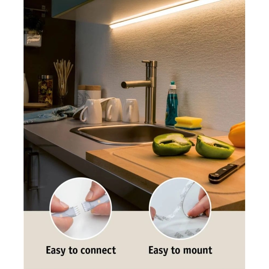 Paulmann 70666 - LED/20W IP44 Dimmelhető fürdőszobai szalag MAXLED 3 m 2700K 230V