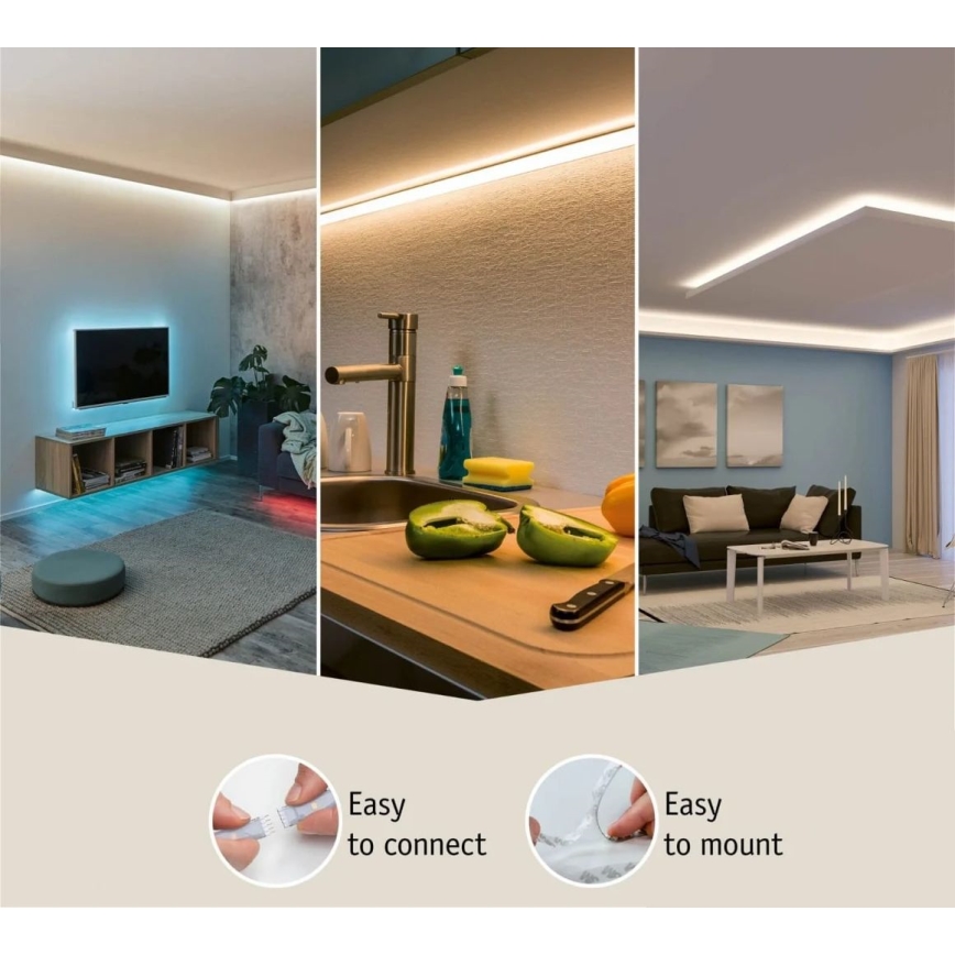 Paulmann 70672 - LED/18W IP44 Dimmelhető fürdőszobai szalag MAXLED 1,5 m 2700K 230V