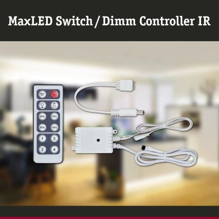 Paulmann 70683 - MAXLED 24V LED szalagokhoz fényerőszabályzó + távirányító