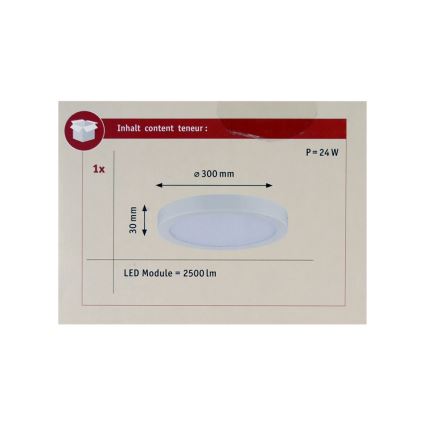 Paulmann 70899 - LED/22W Mennyezeti lámpa ABIA 230V