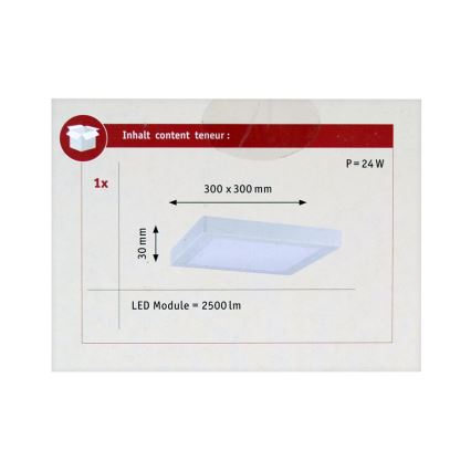 Paulmann 70900 - LED/22W Mennyezeti lámpa ABIA 230V