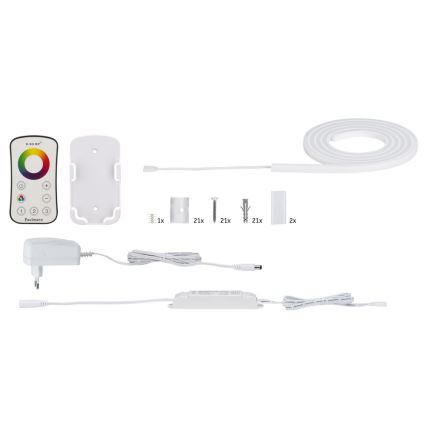 Paulmann 70965 - LED-RGB/13,5W IP67 Kültéri dimmelhető szalag FLOW 1,5m 230/24V