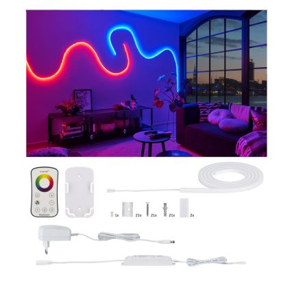 Paulmann 70965 - LED-RGB/13,5W IP67 Kültéri dimmelhető szalag FLOW 1,5m 230/24V
