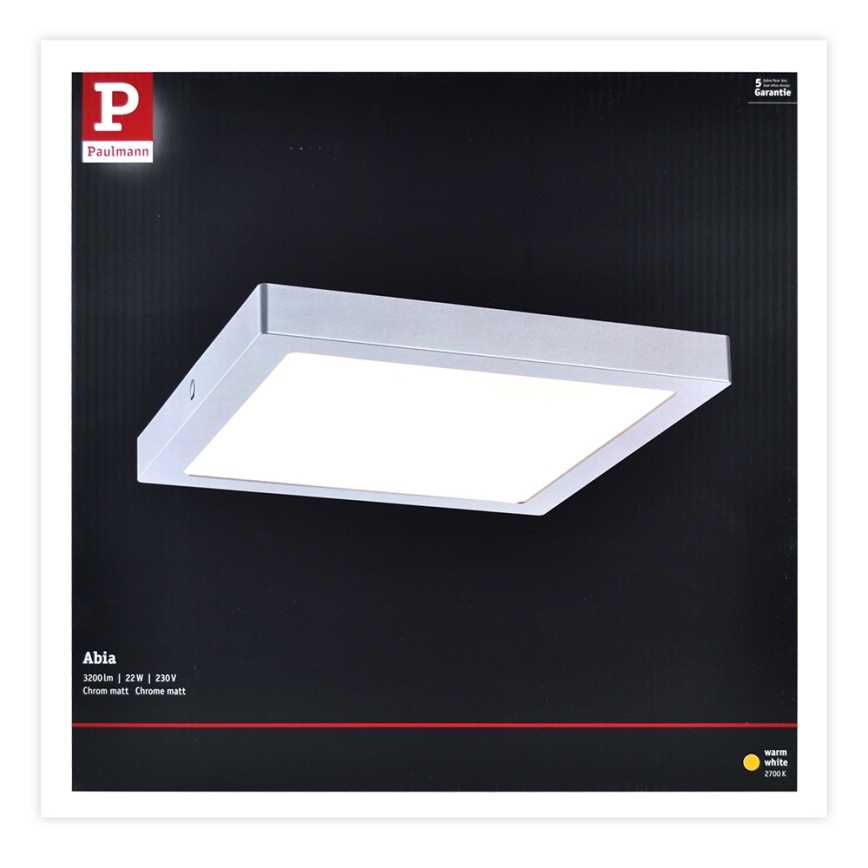 Paulmann 70982 - LED/22W Mennyezeti lámpa ABIA 230V