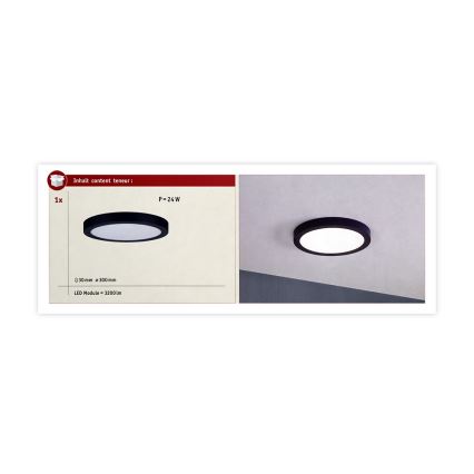 Paulmann 70986  - LED/22W Mennyezeti lámpa ABIA 230V sötétkék